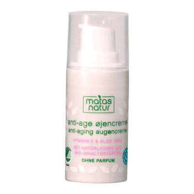 Natur Crème anti-âge pour les yeux à l'aloe vera bio et à la vitamine E
