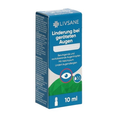 Linderung bei geröteten Augen