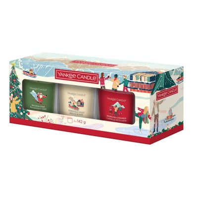 Après Ski, 3 Tumbler Kerzen, Geschenkset (3-teilig)
