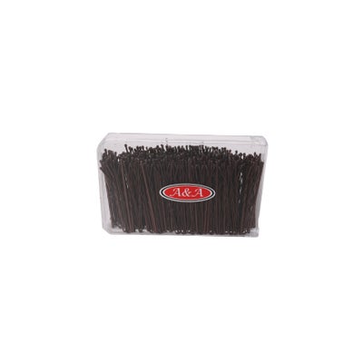Haarklemmen Box 240er ca. 6 cm braun gewellt Haarklemmen Box 240er ca. 6 cm braun gewellt