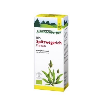 Plantain suc de plantes fraîches bio