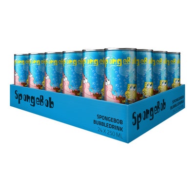 Spongebob BubbleDrink Ananas 24 x 250 ml