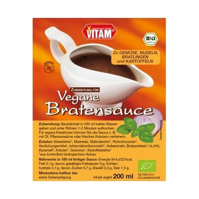 sauce brune instant bio sans gluten 12 x 1 pce