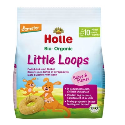 Little Loops biscuits aux dattes et à l‘épeautre Little Loops biscuits aux dattes et à l‘épeautre