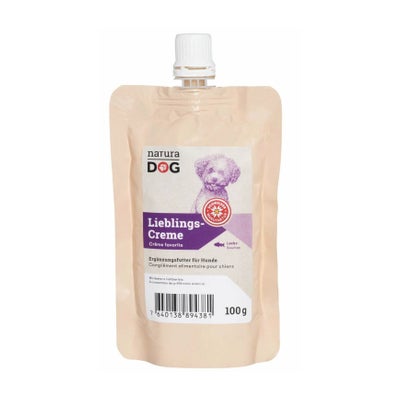 Lieblings - Creme mit Lachs Snack für Hunde