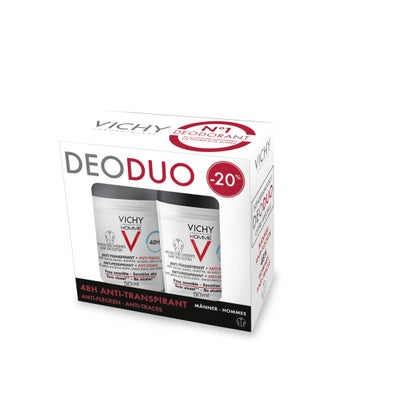 Homme Deo Anti-Traces 48h duo 2 x 50 ml roll-on Homme Deo Anti-Traces 48h duo 2 x 50 ml roll-on