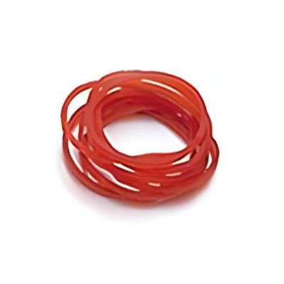 Gummiringe 3 cmØ rot