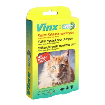 colliers aux herbes neem 35cm chat vert