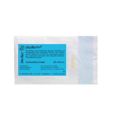 aluderm Kinder Verbandtuch, 25 x 30 cm, steril