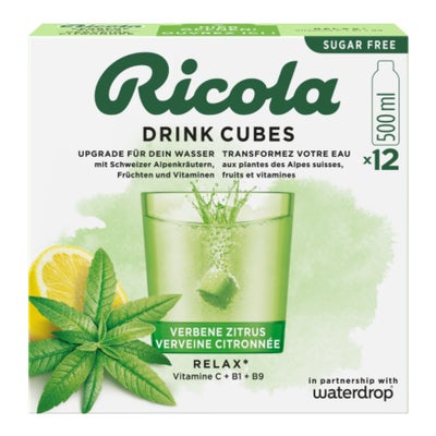 x Ricola Drink Cubes Verbene Zitrus