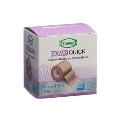 NOVA Quick Pansement Auto Adhésif Couleur de Peau 6cmx4.5m NOVA Quick Pansement Auto Adhésif Couleur de Peau 6cmx4.5m