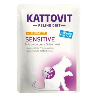 Sensitive au poulet et à la dinde pour chats