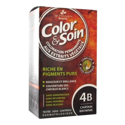 Coloration 4B châtain brownie