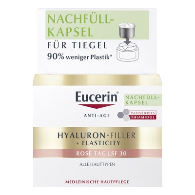 Hyaluron-Filler + Elasticity soin de jour rose SPF30 recharge