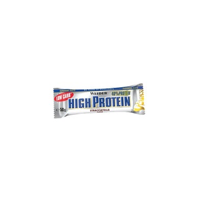 High Protein Riegel, Display Stracciatella 24 x 50 g High Protein Riegel, Display Stracciatella 24 x 50 g
