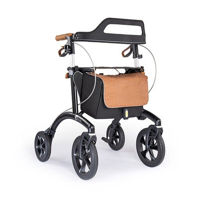 Rollator Allround mit Tasche 62 cm Magic Black