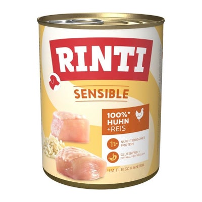 Poulet et riz sensibles, nourriture humide pour chiens Poulet et riz sensibles, nourriture humide pour chiens