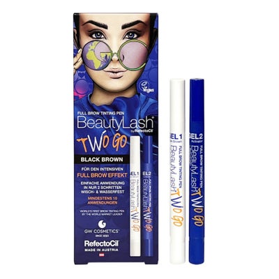 Full Brow Tinting Pen Two Go black brown