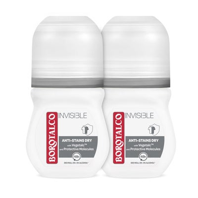 Deo Invisible 2 x 50 ml roll-on
