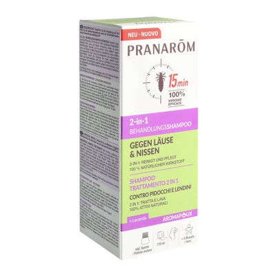 Aromapoux 2in1 Behandlungsshampoo gegen Läuse mit Kamm