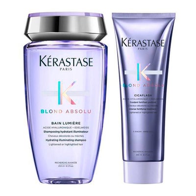 Blond Absolu Lumière Kit de soins pour cheveux blonds et décolorés Blond Absolu Lumière Kit de soins pour cheveux blonds et décolorés