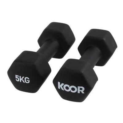 Kurzhantel-Set 5 kg, noir 1 paire