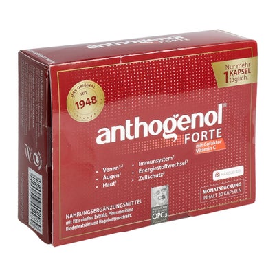 anthogenol forte avec opc capsules