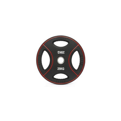 Hantelscheibe Polyurethan 4-Grip 50 mm 25 kg