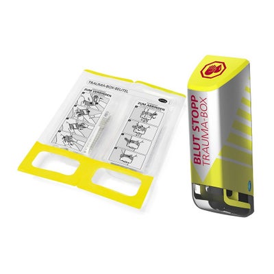 Trauma-Box, distributeur et sachet