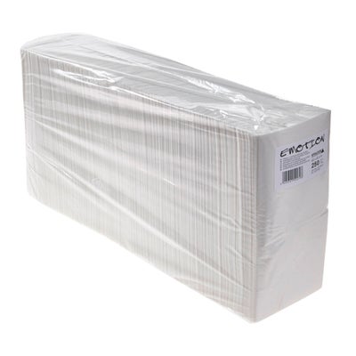 Emotion Friseur- und Kosmetik-Servietten Weiß