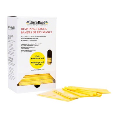Bande dexercice Dispenser Box, 30x1.50 m jaune
