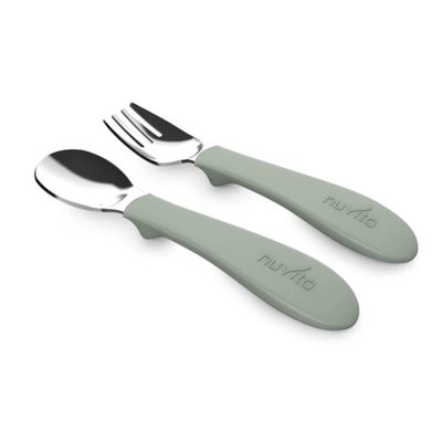couverts en acier inox set vert 2 pièces couverts en acier inox set vert 2 pièces
