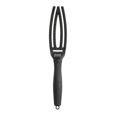 Fingerbrush Care Iconic Boar & Nylon Full Black Haarbürste schwarz S