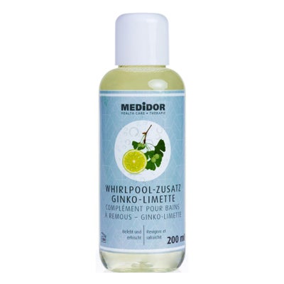 Whirlpool Zusatz, Ginkgo-Limette Whirlpool Zusatz, Ginkgo-Limette