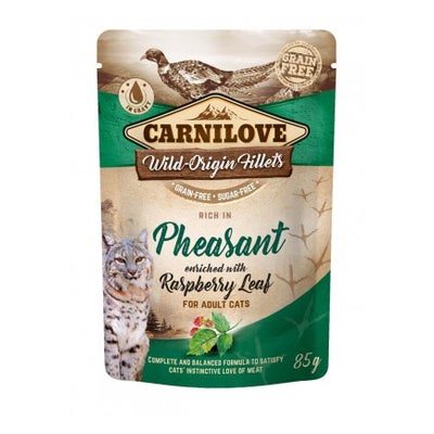 Adult Pouch Ragout faisan avec feuilles de framboisier 24 x 85 g