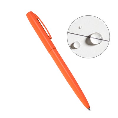 Allwetterstift Metall schwarze Tinte Signalorange