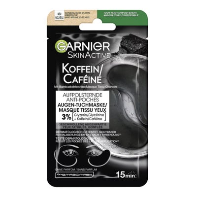 SkinActive Koffein Augen-Tuchmaske Aufpolsternd