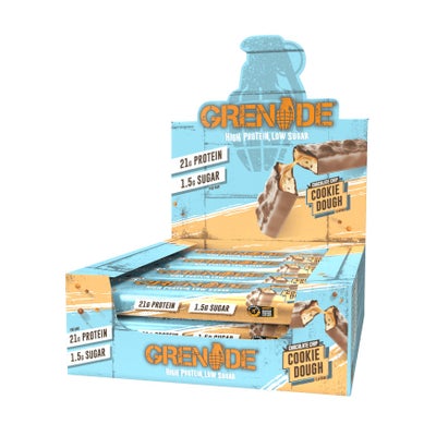 Carb Killa la Barre Protéinée de Pâte à Biscuits aux Pépites de Chocolat 12 x 60 g