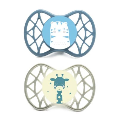 Air 55 Schnuller orthodontisch 0m männlich Tiger & Giraffe