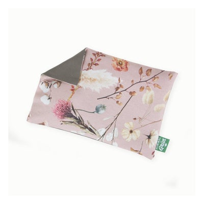 coussin noyaux cerise 30x20cm floral