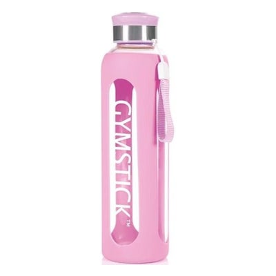 Trinkflasche Glas, pink