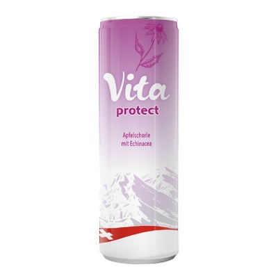 vita Protect, Apfel- und Birnenschorle mit Echinacea