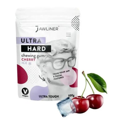 Fitness Chewing Gum Ultra Hard - Cherry Ice