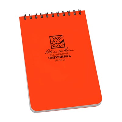 Notizbuch Top-Spiral 10,15 x 15,2 cm orange