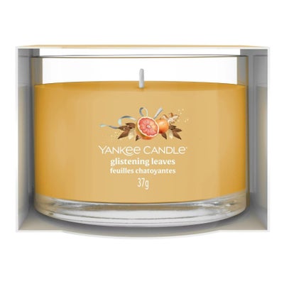 Bougies votives fourrées Glistening Leaves