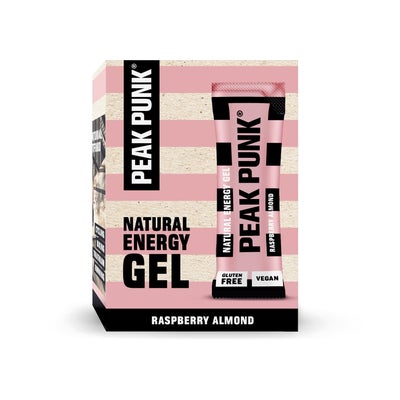Natural Energy Gel Raspberry Almond 12 x 25 g