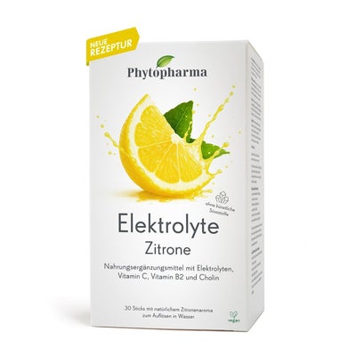 électrolytes sticks citron