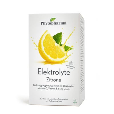électrolytes sticks citron