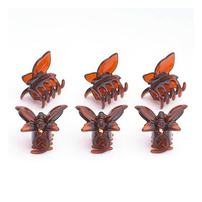 Schmetterlingsklammer klein Havanna Schmetterlingsklammer klein Havanna