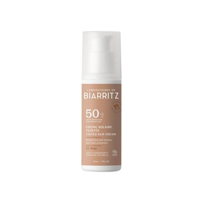 Sonnencreme Gesicht getönt LSF50 beige